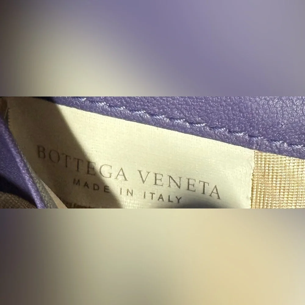 Bottega Veneta purple wallet - Picture 11 of 13
